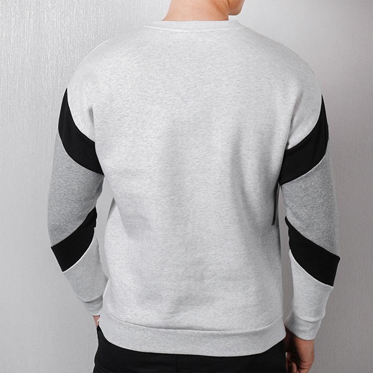 Nike Air Crew Fleece Colorblock Sweatshirt Men Tops Light-Grey 928636-051