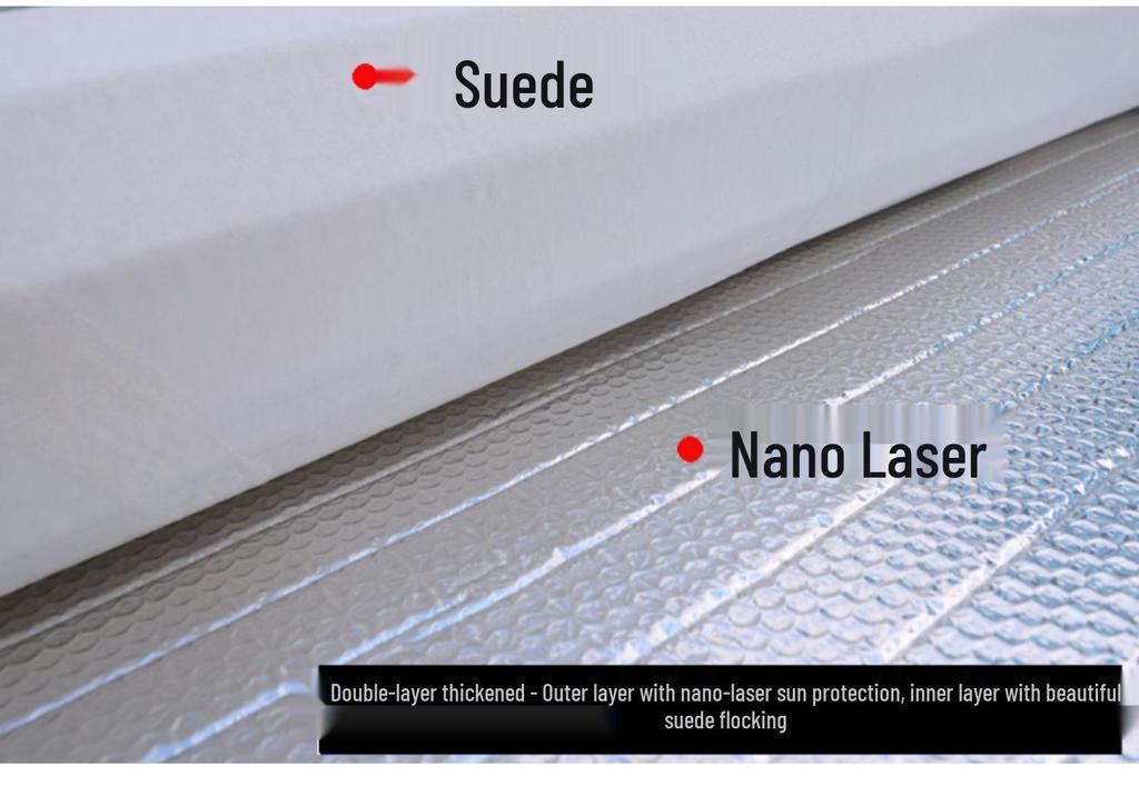 BMW Series Sunshade: Compatible with X1, X2, X3, X4, 5, 7, I3 Models - Sunroof Flocking Sun Protection Curtain