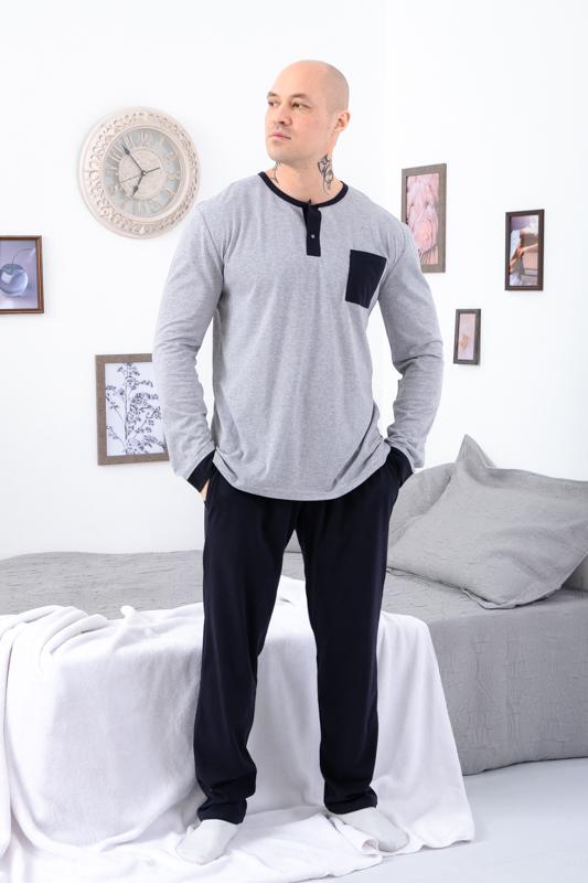 Pijamale de bumbac pentru bărbați – Ușoare, respirabile și cu atingere moale, orice sezon, 8625-001 HC