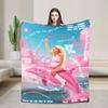 Megan Moroney Singer Cloud 9 Album Comfortable Blanket Pattern Throw Blanket Living Room Flannel Bedspread Sofa Bed Cover