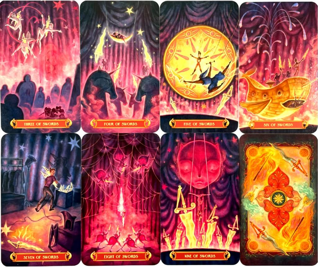 Tarot Cirque du Waite 78 Tarot Japanese Instruction Manual Authentic Product I.I.J Cards, Tarot, Edition, Cards, Reading, Included,