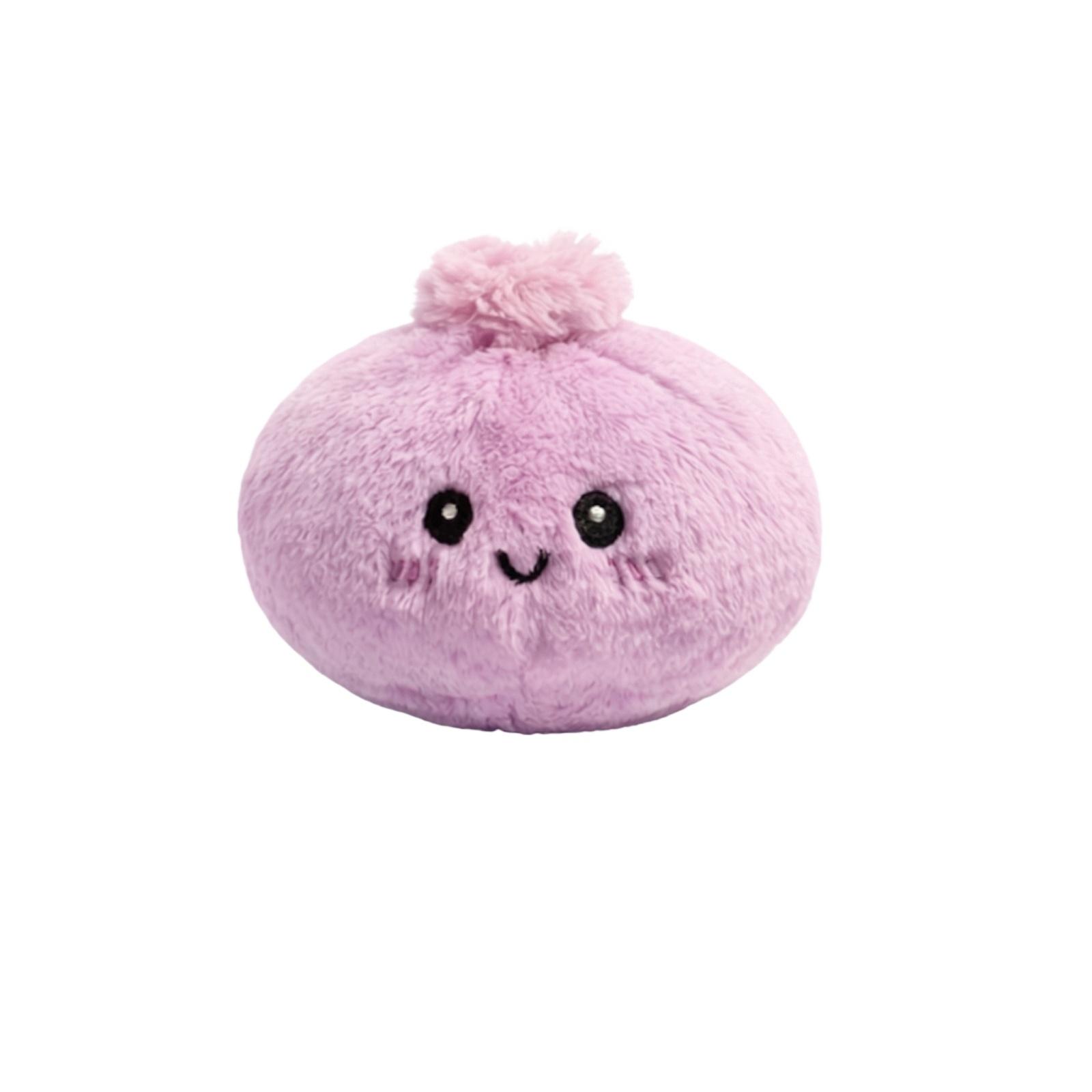 

Plush Stuffed Dumpling Doll Soft Toy Keychain Accessory Plush Plushie Bag Charm Hanging Decoration Gift One Size фиолетовый