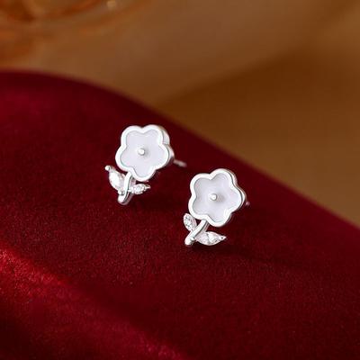 Flower Earrings Niche Design Light Luxury Earrings for Women's New Trendy Spring Earrings