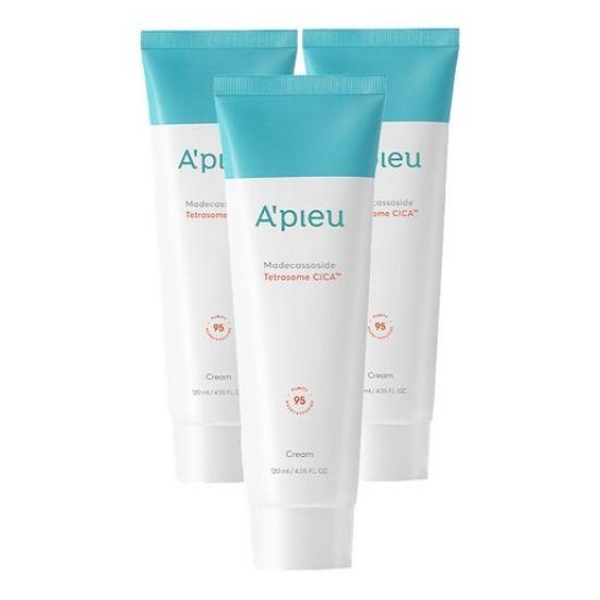 A’PIEU Madecassoside Tetrasome Cica Cream 120ml ×3 Pack