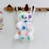 Cat Head Cartoon Plush Schoolbag Spotted Cat Animal Plush Bag  Kindergarten