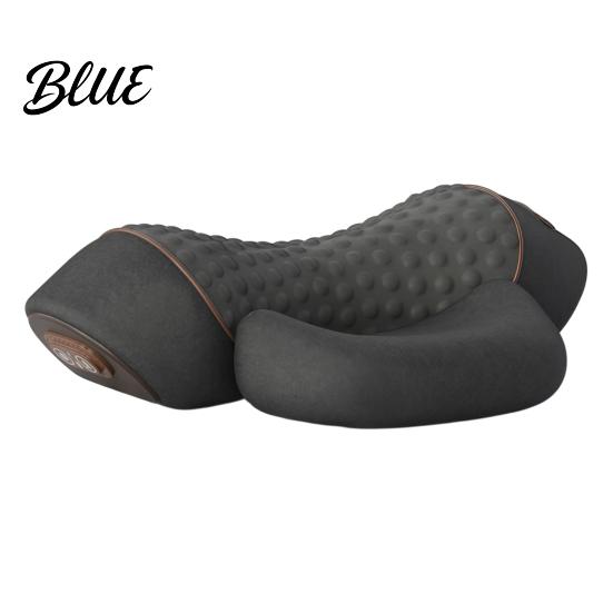 Pain Relief Massage Pillow Electric Neck Massager Pillow 3-in-1 Cervical Heat Vibration And Lift Breathable Memory Foam Function Ergonomic