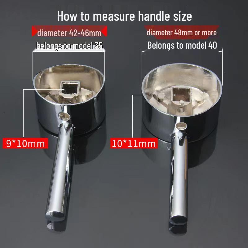 Universal Faucet Handle for Sink Mixer - Cold & Hot Water Control