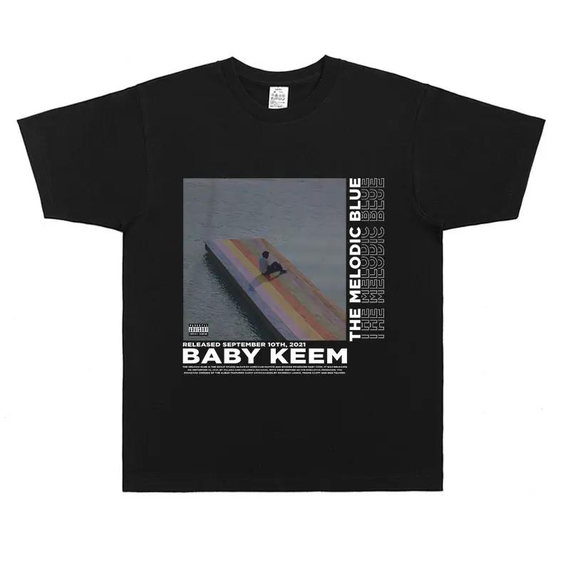 

Rapper Baby Keem The Melodic Blue Graphic T-shirt Men Women Fashion Oversized T Shirts Male Vintage Hip Hop Short Sleeve Tshirt 4XL