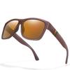 Classic Men Square Polarized Fishing Sunglasses Outside Driving Cycling Jog Goggles Vintage Large Frame UV400 Strong