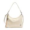 Summer new shoulder armpit bag fashionable and simple versatile oil wax leather messenger women's bag tote bag