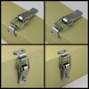Stainless Steel Spring Loaded Draw Toggle Latch Clamp Clip Silver Hasp Latch Catch Clasp 90 Degrees Duck-Mouth Buckle Hook Lock