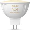 Ampoule connectée - PHILIPS HUE - MR16 - Lumière blanche - Compatible bluetooth - Fonctionne avec App et voix