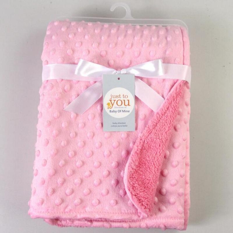 Baby Blanket Knitted Newborn Swaddle Wrap Blankets Toddler Infant Bedding Stroller Blanket