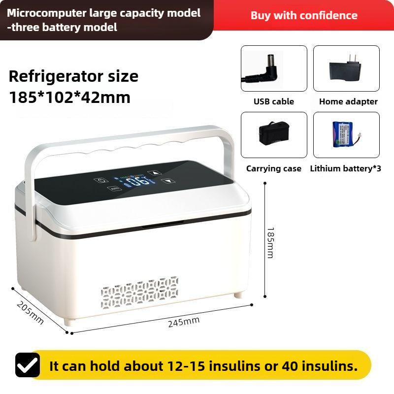 Mini Réfrigérateur Médical Portable Spécial Boîte à Température Constante pour Réfrigération Médicale Boîte de Réfrigération pour Insuline