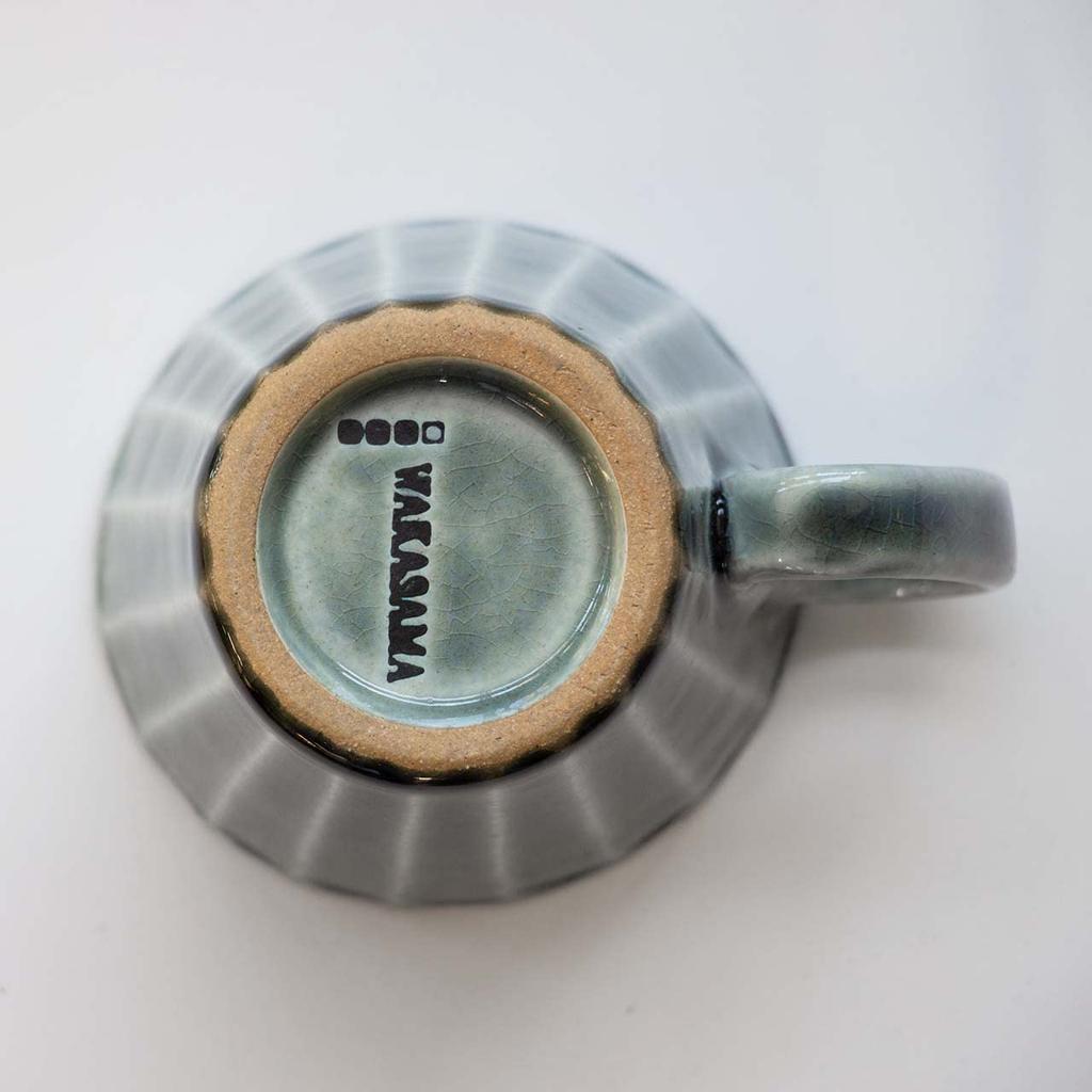 Wired Beans Eternal Mashiko 240ml Mug, Ware, Shinogi, Gray,