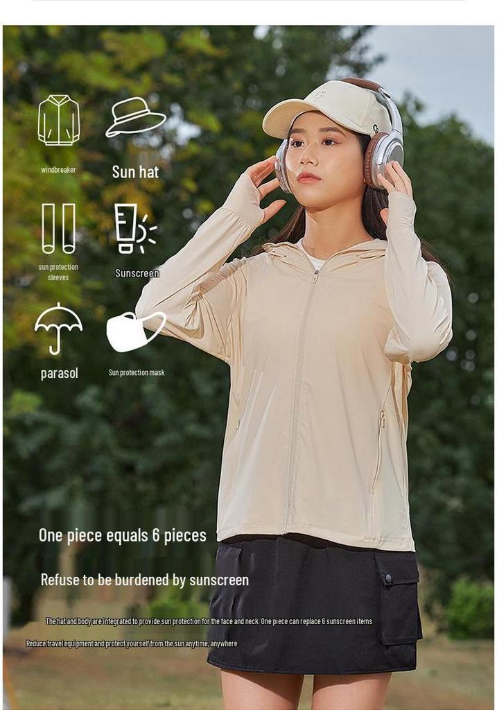 UPF50+ Ice Silk Sun Protection Clothing: Unisex Anti-UV Summer Wear for Outdoor Sports