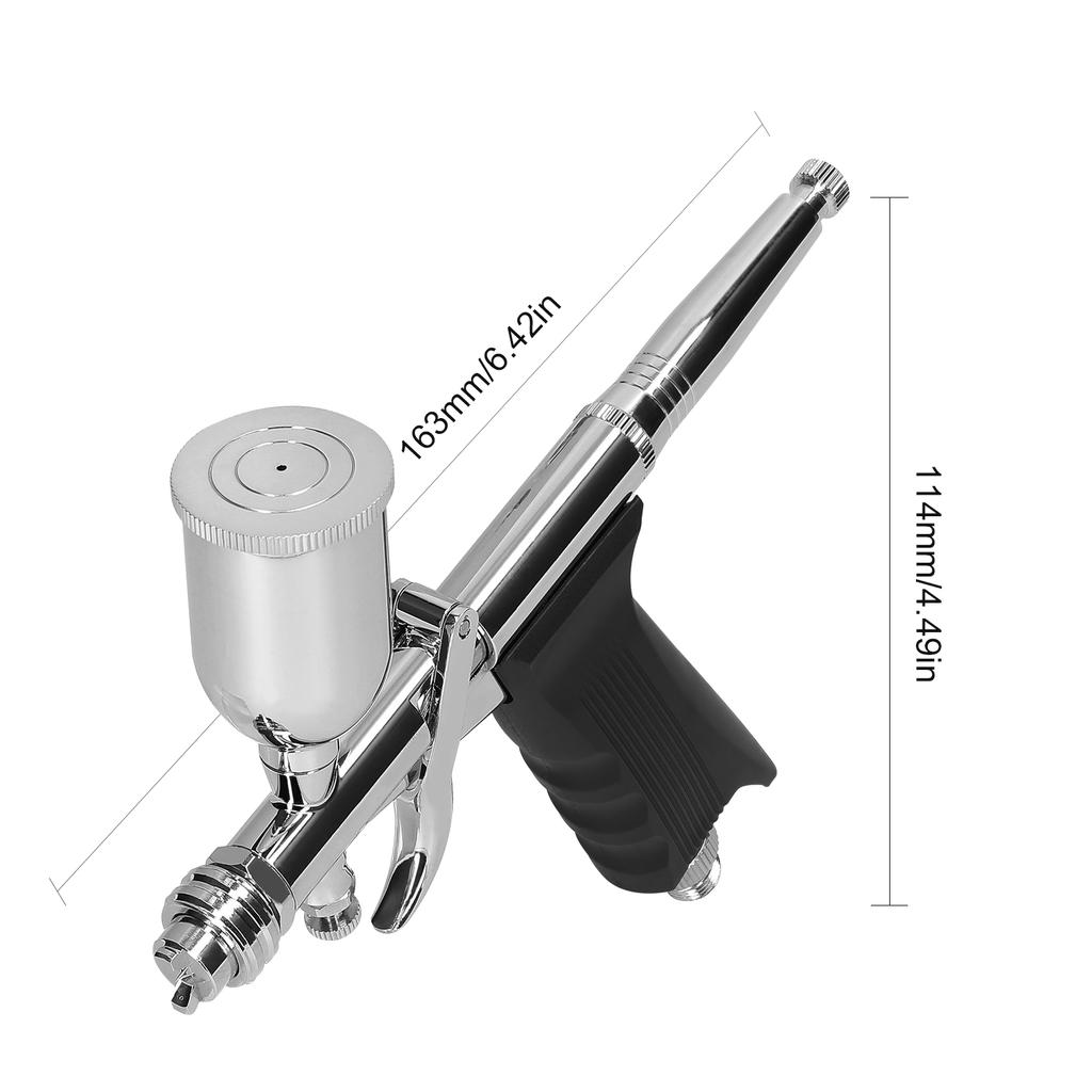 T217BA Airbrush Kit Handheld Air Brush with 15CC Paint Cups for Car Model DIY Painting Makeup Nail