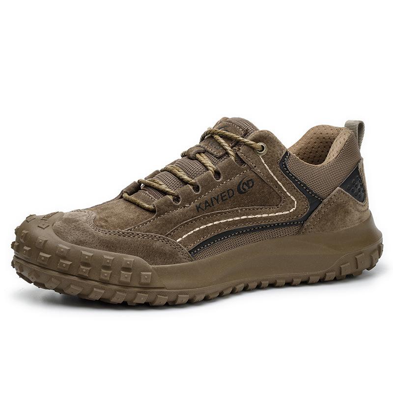 Labor Insurance Shoes Men's Anti-smashing, Anti-piercing, Wear-resistant Soft-soled Steel Bag Head, Breathable Leather Anti-scalding Work Shoes