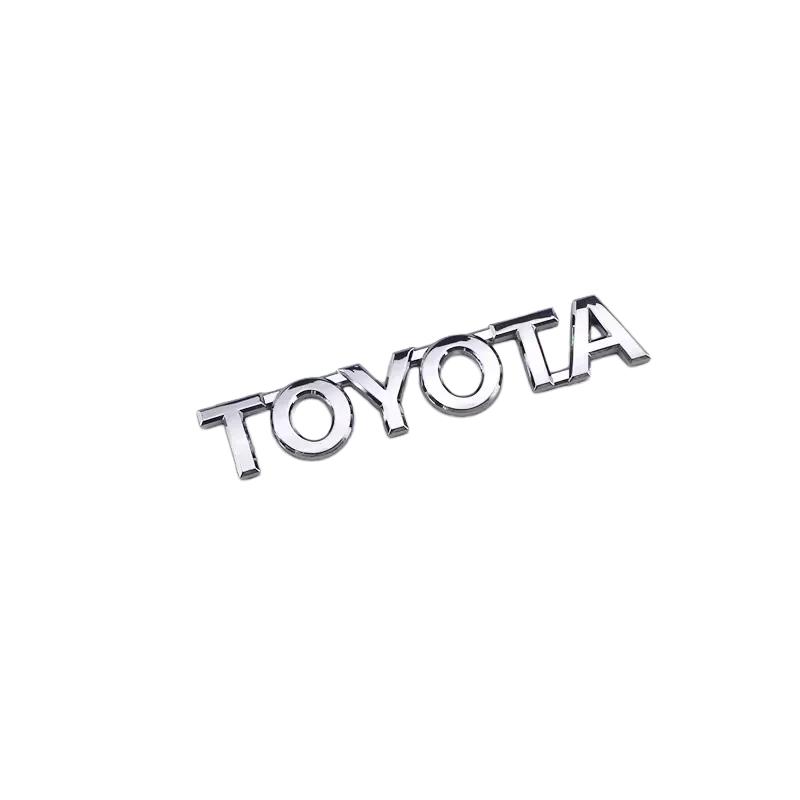 Hub Caps 3D Emblem Stickers For Toyota Front and Rear Car Logo GT86 Modification RAV4 Corolla Camry Prado Crown REIZ CHR