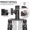 360 Rotating Off Road Camera Mount Anti Shock Aluminum Base Quick Release Mechanism For Adventure Recording Devices