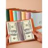 Envelope Budget Challenge Loose Leaf Binder, Money Saving Binder, Multi-Function Loose Leaf Storage Organizer Pouch, Portable
