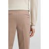 BOSS Slim Fit Cotton Blend Pants Open Beige