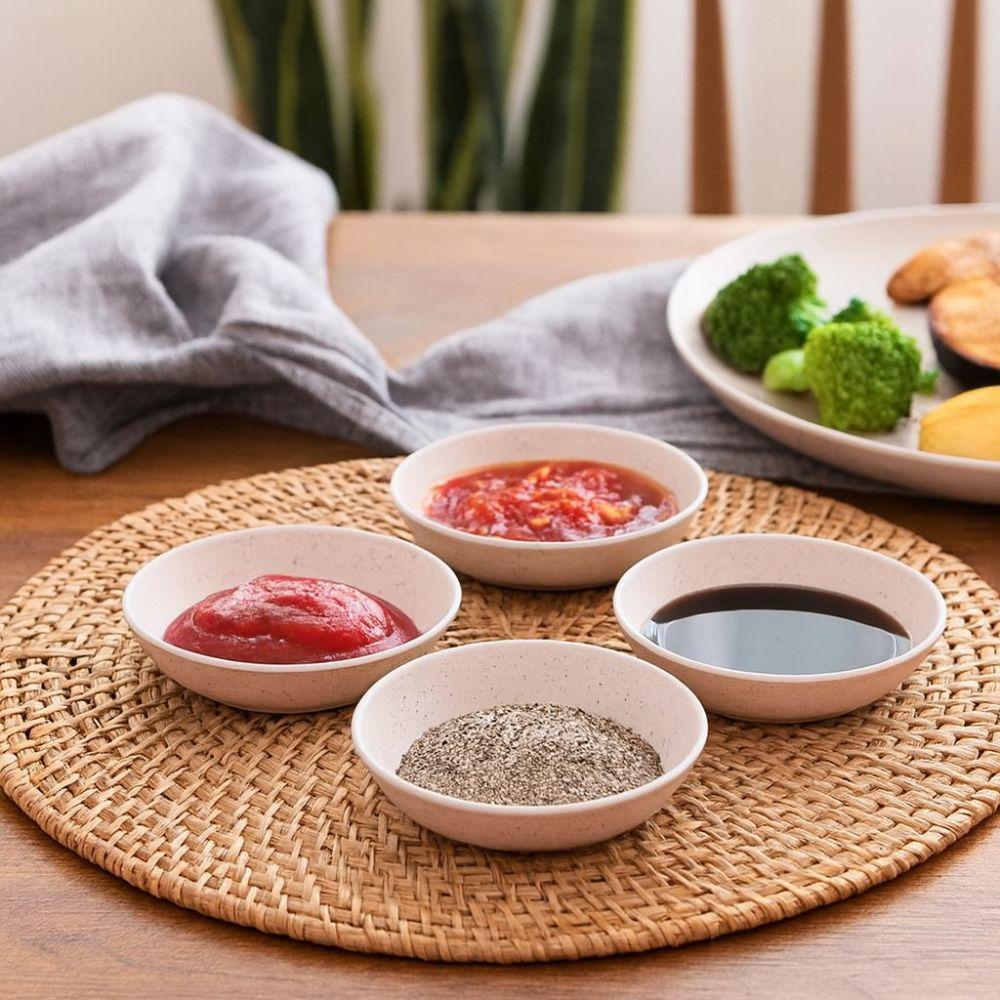 Biodegradable Sushi Dipping Sauce Dish Thickening Dipping Bowls Household Use