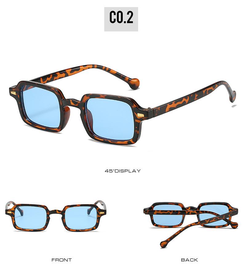 2022 Retro European & American Square Rivet Sunglasses for Women