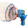 Electric Dinosaur Bubble Machine Bubble Dinosaur Pool Toys Blue