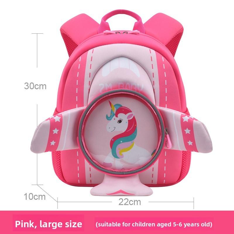 Cartoon Kids Backpack With Dacron For Preschool School Use
