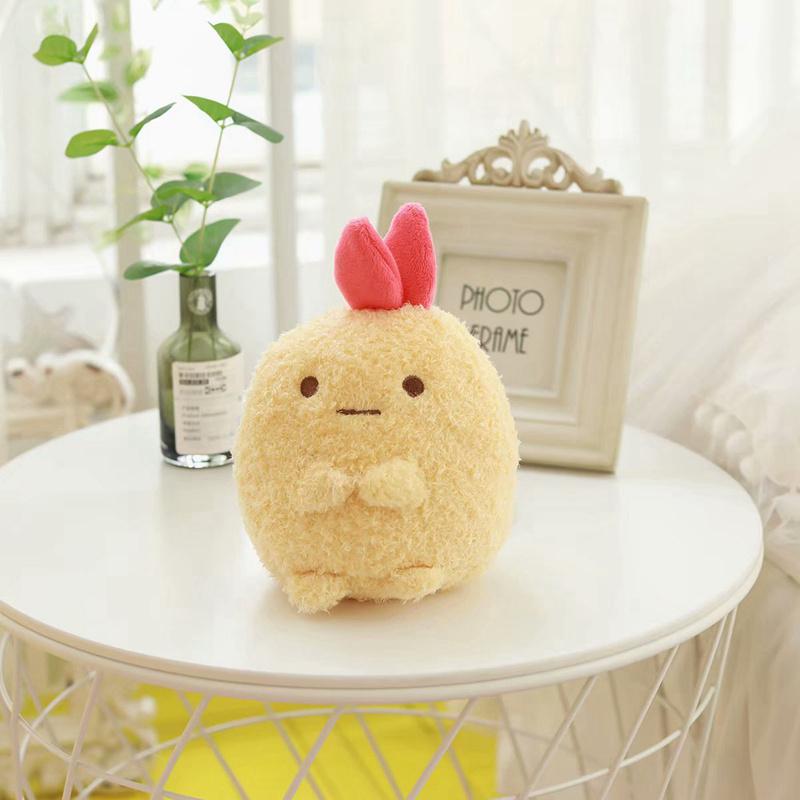 New Plush Toy Stuffed Doll Cute Cartoon San-X Sumikko Gurashi Pendant Shrimp Long Body Tempura Pillow Cushion Christmas Present