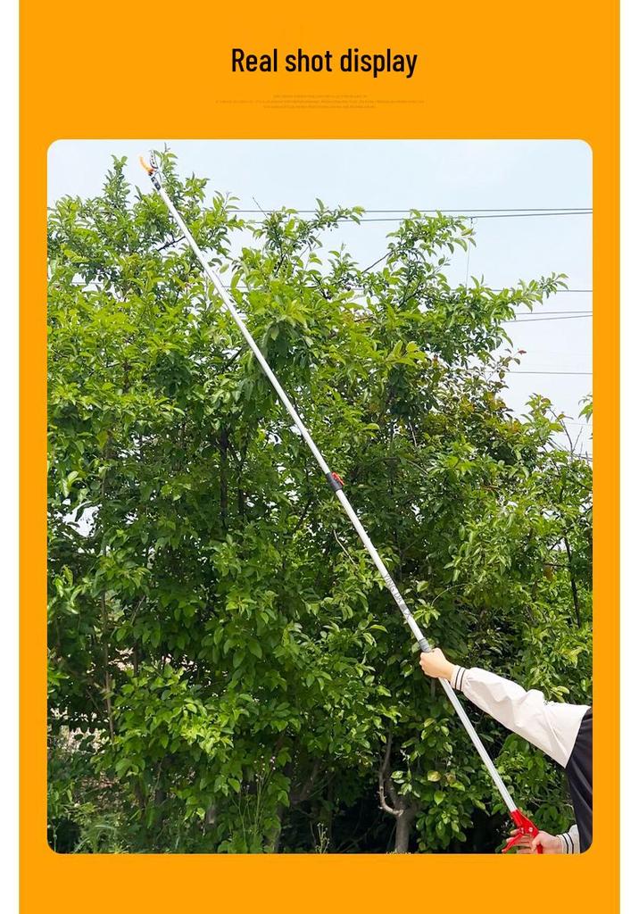 High-Altitude Telescopic Fruit Picking and Pruning Shears for Loquats, Lychees, and Longans