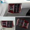 Real Soft Carbon Fiber for Toyota Prius 2010 2011 Accessories Interior Trim Car Headlight Side Mirror Switch Button Sticker