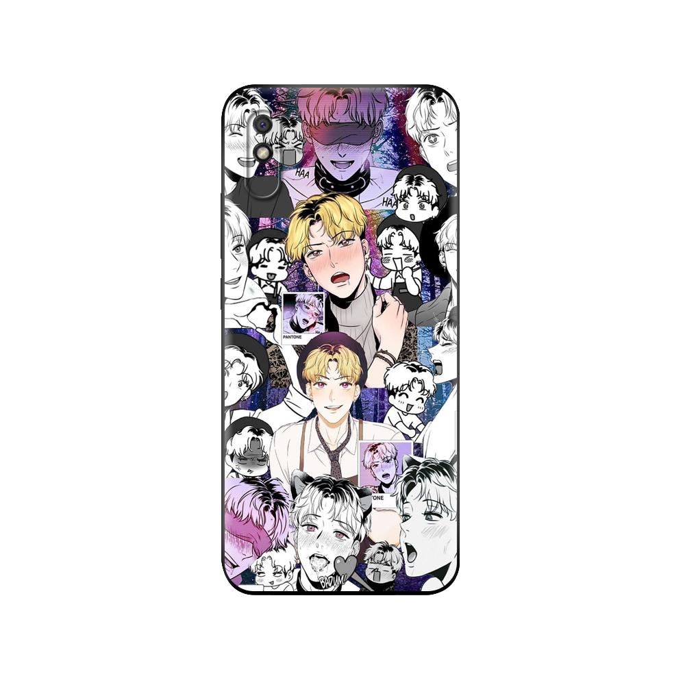 Black Tpu Case For Xiaomi Redmi 7A 8 8A 9 9A 9C Case Redmi Note 8T 8 Pro T Note 9 9S 9Pro Case Fashion Yaoi BJ Manga Alex Luxury