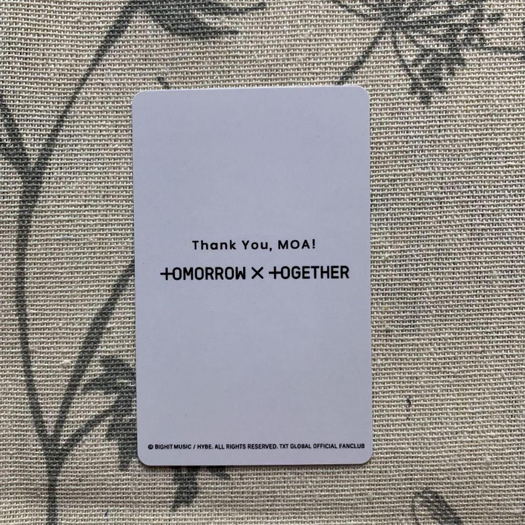 [USED] TXT Referral Campaign Beomgyu FC New Membership Bonus Trading Card