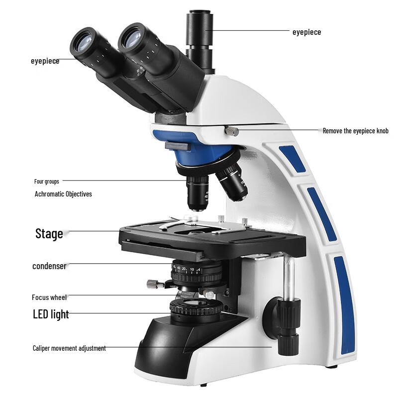 Lixun HD Flat-field Trinocular Biological Microscope
