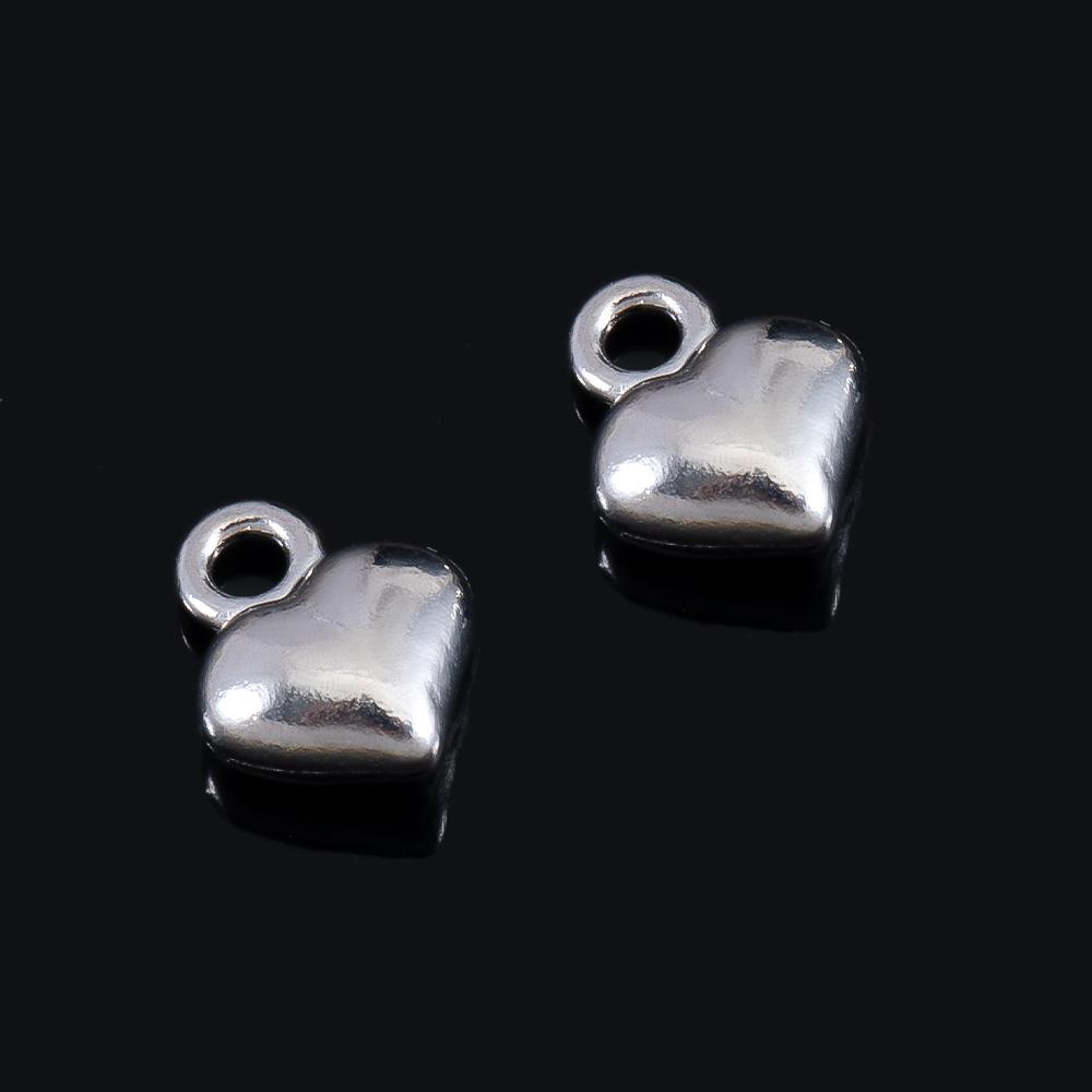 

10pcs Stainless Steel Mini Heart Star Pendants Moon Necklace Charms for Earring Jewelry Making DIY Accessories Findings Supplies 10pcs