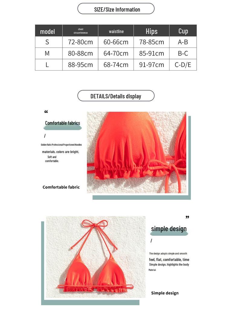 2024 Sexy European & American Split Bikini Swimsuit for Women
