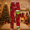 Herren Weihnachts-Print Schlafhose