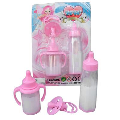 2PCS Magical Bottles Simulation Bottle Toy Plastic Doll Bottles for Children