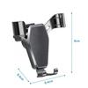1Pcs Automatic Multifunctional Universal Stable Anti-Slip Secure Gps Phone Holder Auto Gravity Car Air Vent Phone Mount