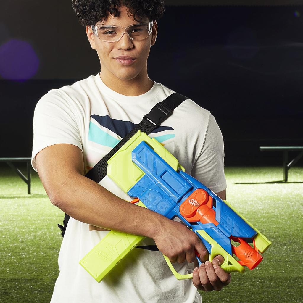 Nerf N Series Sprinter Elektrischer Blaster mit 16 N1 Darts, Indoor- & Outdoor-Spiel für Kinder, ab 8 Jahren, F8625, Authentisch