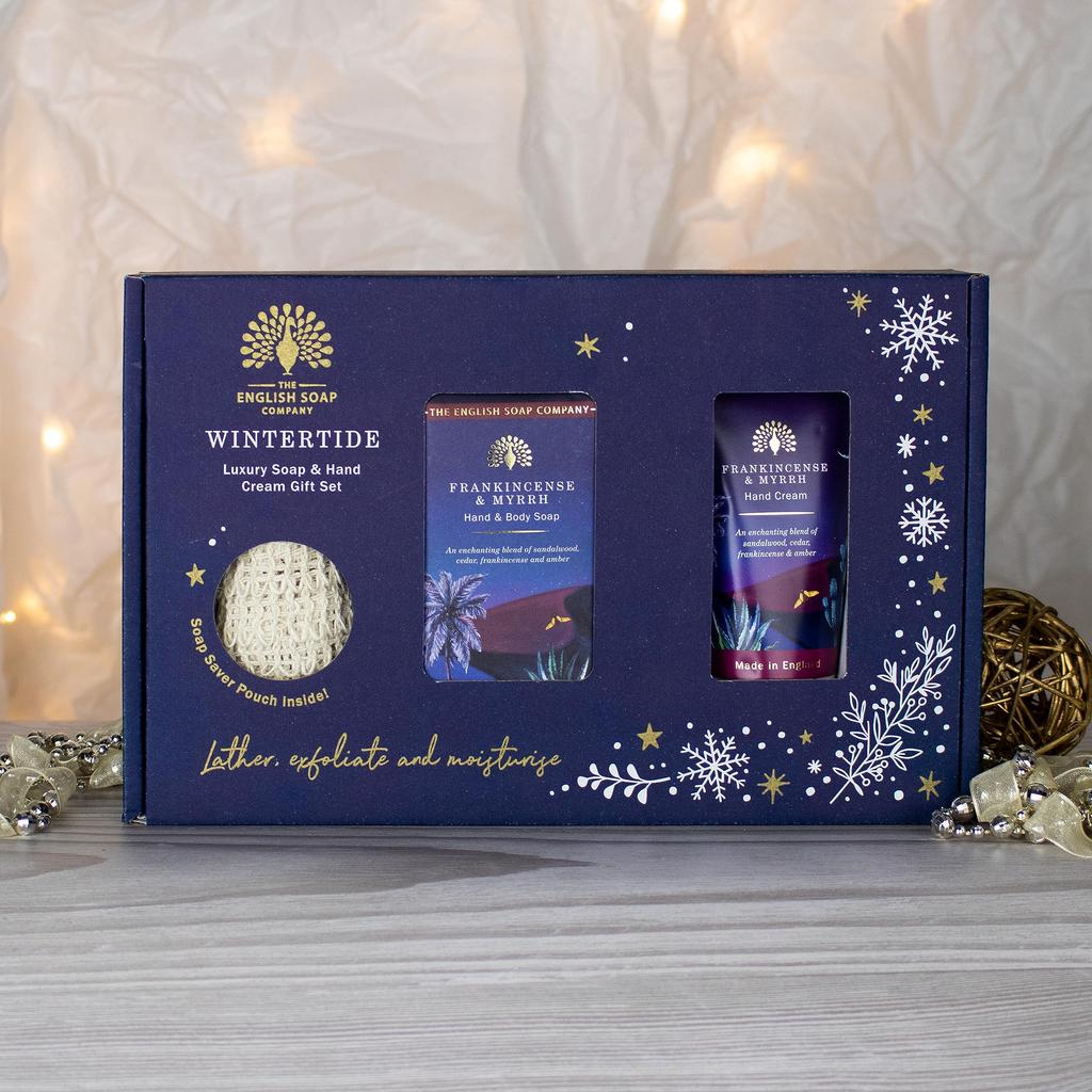 THE ENGLISH SOAP COMPANY WINTERTIDE GIFT SET Frankincense & Myrrh