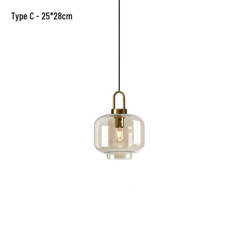 Скандинавская современная стеклянная подвесная лампа XuanYong