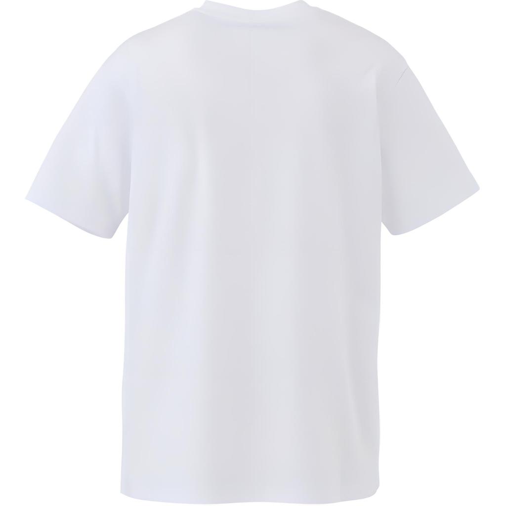 Onitsuka Tiger Printed Round Neck Pullover Drop Shoulder Short Sleeve T-Shirt Unisex T-Shirts White 2183B455-100