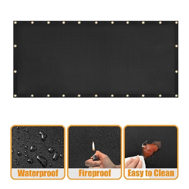 Feuerfeste Hitzeschutzmatten für Außen-Grills Hitzeschutzmatten Feuerfeste Zaumabdeckung Hinter Grills Hitzeschutzmatten Langlebig