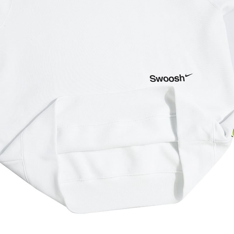 Nike Premium Fleece Crew Sweatshirt Men Tops White FB1960-121