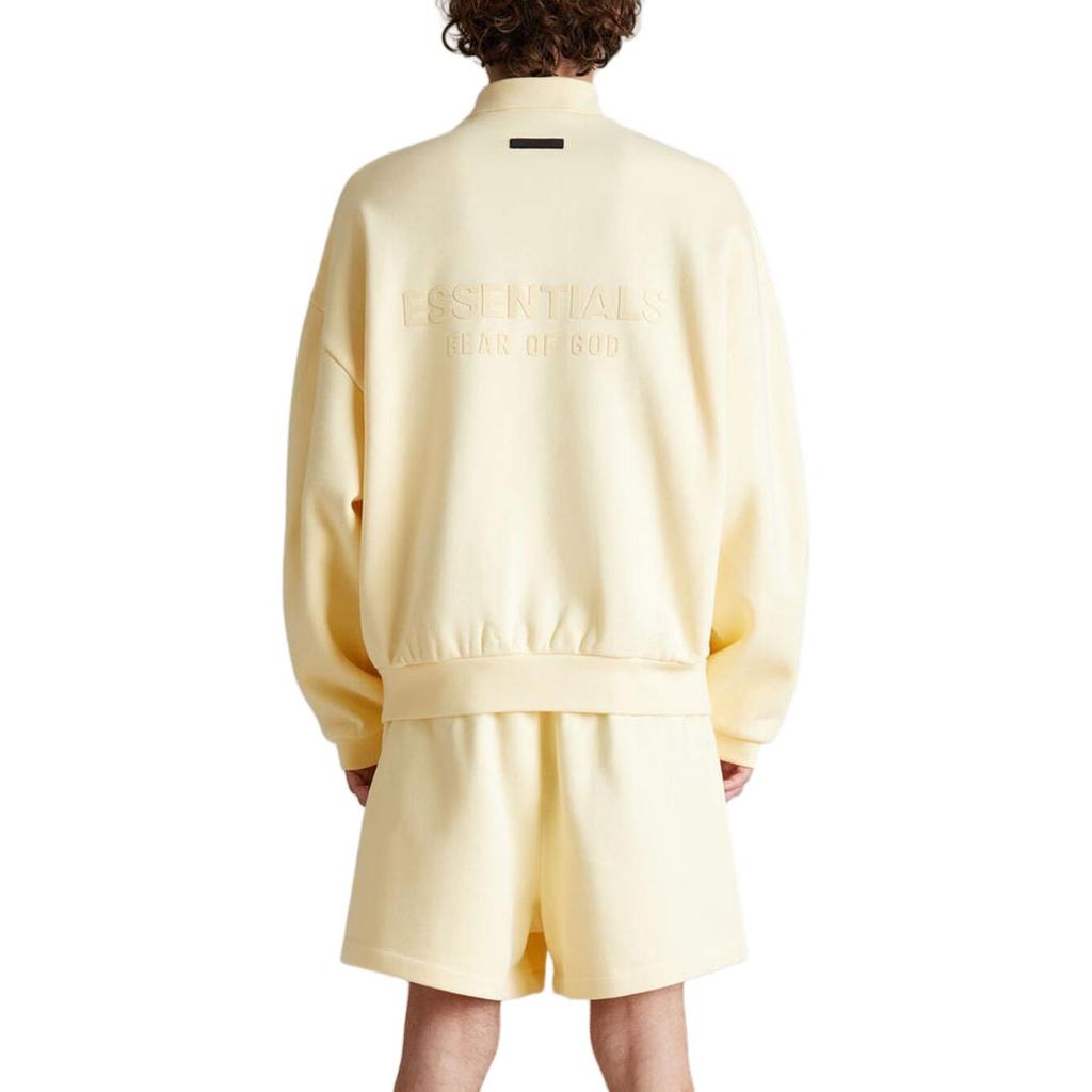 Fear of God Essentials Long-Sleeve Polo Garden Yellow Men Tops 192SP244391F