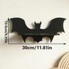 Fledermaus Regal Gotisches Dekor Holzfledermaus Ästhetik Kristallregal Gruselige Wohnkultur Badezimmerregale Tragfähig Für Halloween Zuhause