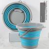 5L/10L Portable Folding Bucket Plastic Car Washing Bucket Children's Outdoor Travel Fishing Bucket Household Storage Bucket